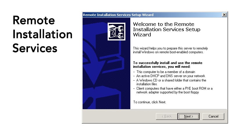 RIS (Remote Installation Services)